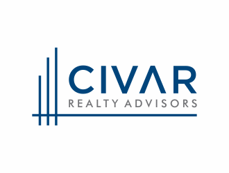 CIVAR Realty Advisors logo design by haidar