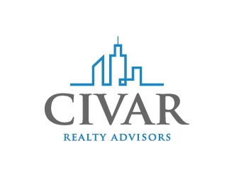 CIVAR Realty Advisors logo design by Fear