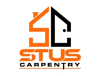 Stus Carpentry logo design by JJlcool