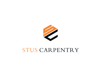 Stus Carpentry logo design by Kraken