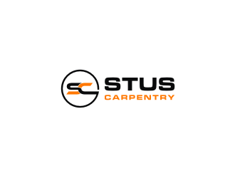 Stus Carpentry logo design by mbamboex
