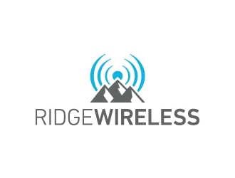 Ridge Wireless logo design by Kewin