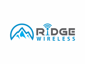 Ridge Wireless logo design by mletus