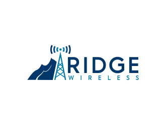 Ridge Wireless logo design by sokha
