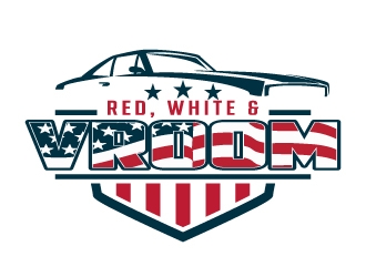 Red, White & Vroom logo design by jaize