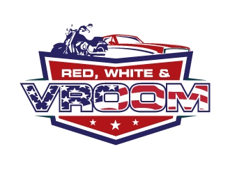 Red, White & Vroom logo design by jaize