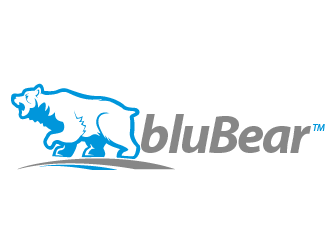 bluBear or blu Bear logo design by THOR_