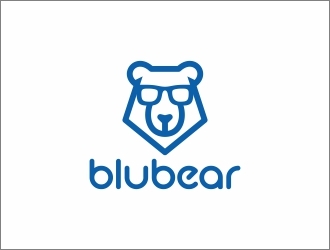 bluBear or blu Bear logo design by Horo Tokono