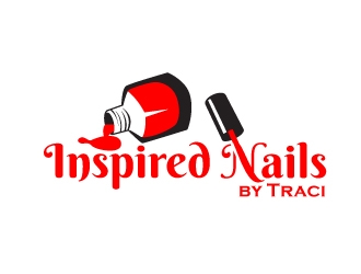 Inspired Nails by Traci logo design by uttam