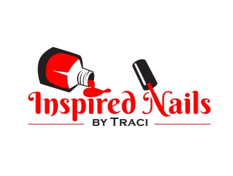 Inspired Nails by Traci logo design by uttam