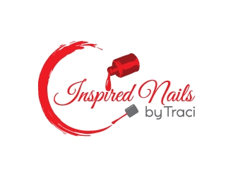 Inspired Nails by Traci logo design by dhika