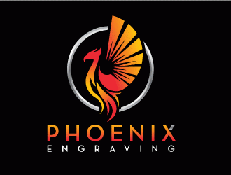 Phoenix Engraving logo design by invento