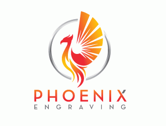 Phoenix Engraving logo design by invento