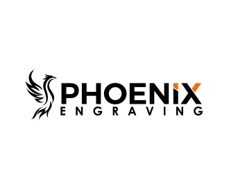 Phoenix Engraving logo design by MarkindDesign