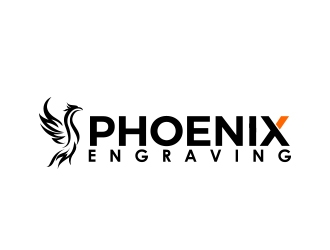 Phoenix Engraving logo design by MarkindDesign