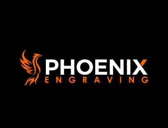 Phoenix Engraving logo design by MarkindDesign