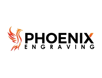 Phoenix Engraving logo design by MarkindDesign