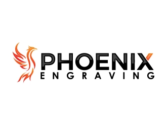 Phoenix Engraving logo design by MarkindDesign