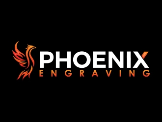Phoenix Engraving logo design by MarkindDesign