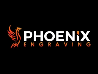 Phoenix Engraving logo design by MarkindDesign