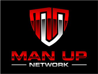 Man Up Network  logo design by cintoko