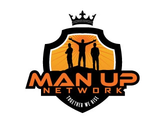 Man Up Network  logo design by daywalker