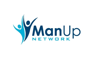 Man Up Network  logo design by Marianne