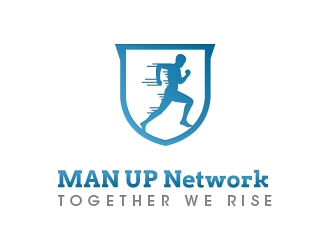Man Up Network  logo design by lbdesigns