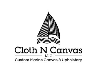Cloth N Canvas LLC logo design by Kewin