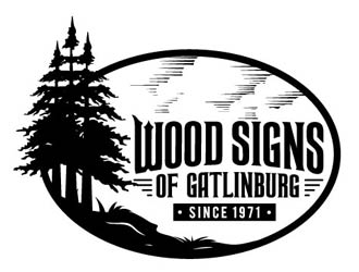 Wood Signs of Gatlinburg logo design by shere