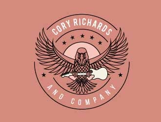 Our logo is an owl with its wings spread. our company name Cory Richards & Company logo design by SOLARFLARE