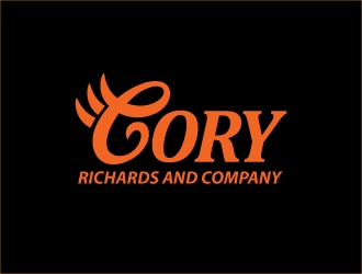 Our logo is an owl with its wings spread. our company name Cory Richards & Company logo design by Suvendu