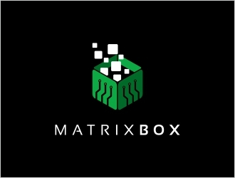 Matrix Box logo design by Horo Tokono