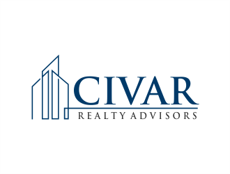 CIVAR Realty Advisors logo design by evdesign