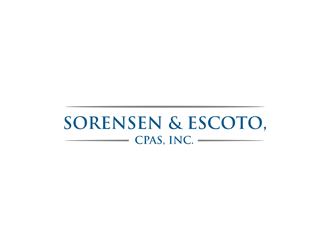 Sorensen & Escoto, CPAs, Inc. logo design by EkoBooM