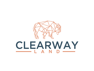 Clearway Land logo design by oke2angconcept