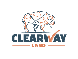 Clearway Land logo design by schiena