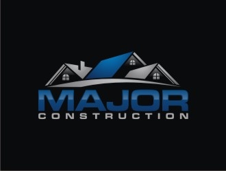 MAJOR CONSTRUCTION  logo design by agil
