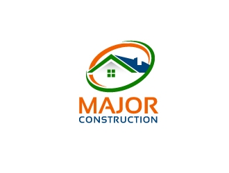 MAJOR CONSTRUCTION  logo design by jhanxtc
