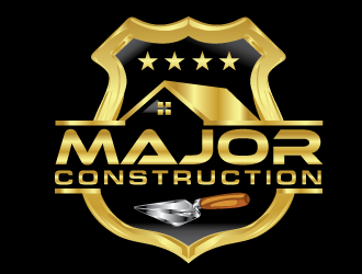 MAJOR CONSTRUCTION  logo design by bezalel