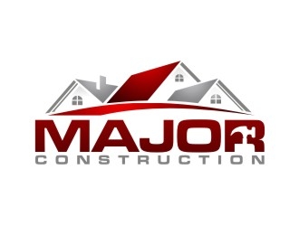 MAJOR CONSTRUCTION  logo design by agil