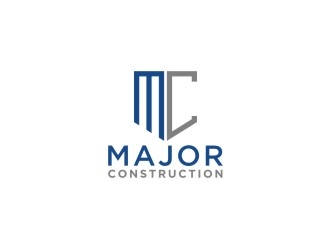 MAJOR CONSTRUCTION  logo design by bricton