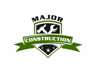 MAJOR CONSTRUCTION  logo design by usashi