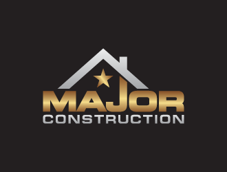 MAJOR CONSTRUCTION  logo design by paulanthony
