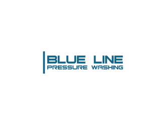  Blue Line Pressure Washing  logo design by hopee