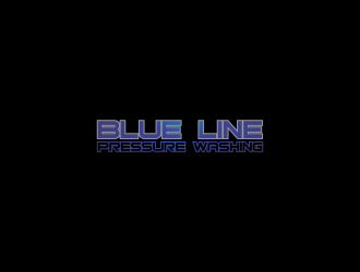  Blue Line Pressure Washing  logo design by hopee