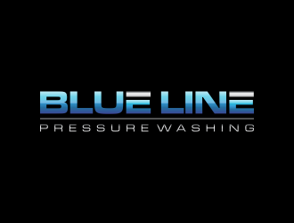  Blue Line Pressure Washing  logo design by haidar