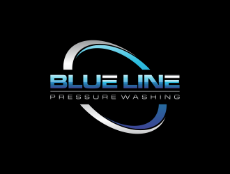  Blue Line Pressure Washing  logo design by haidar