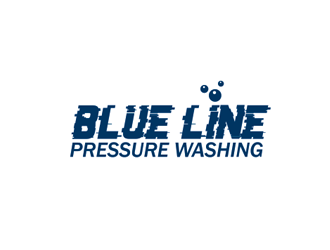  Blue Line Pressure Washing  logo design by DPNKR