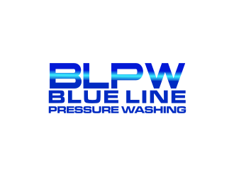  Blue Line Pressure Washing  logo design by BintangDesign
